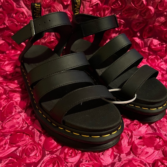 BLAIRE WOMEN'S BRANDO LEATHER STRAP SANDALS - Picture 3 of 8